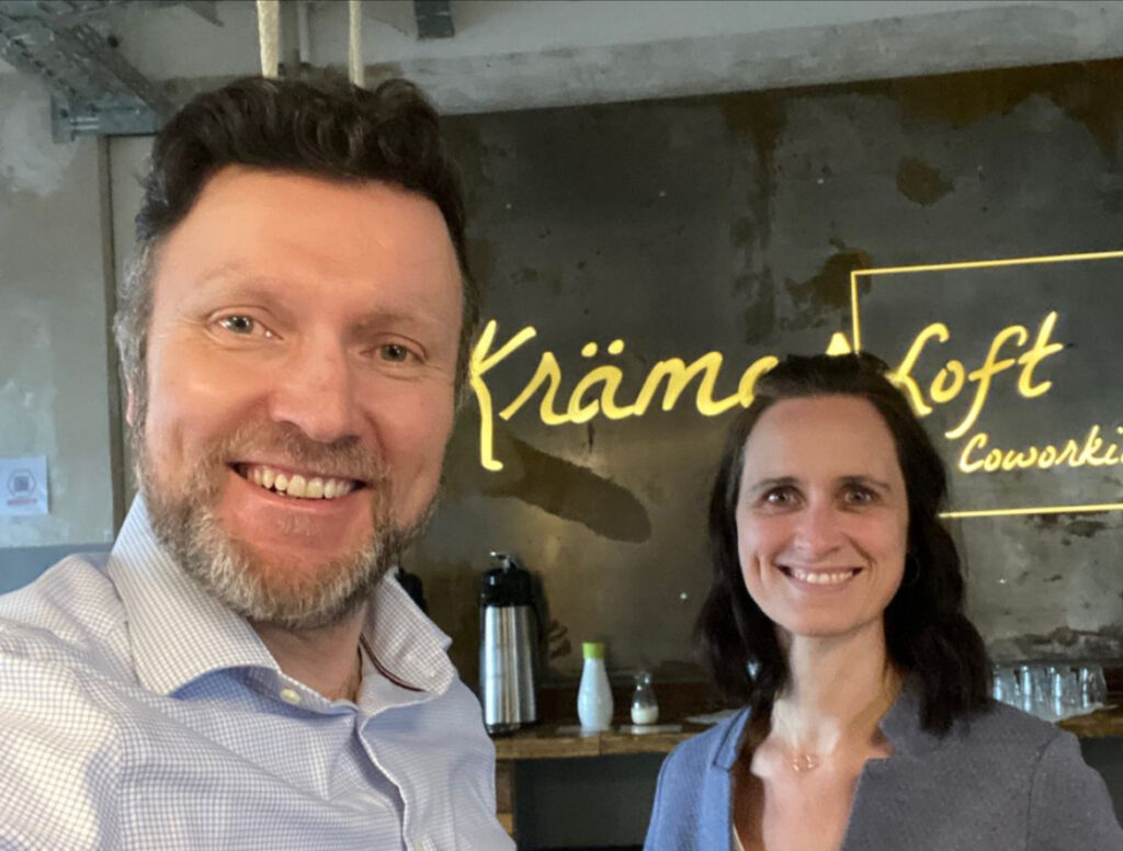 Nicole Sennewald und Oliver Zentrgraf im KrämerLoft in Erfurt